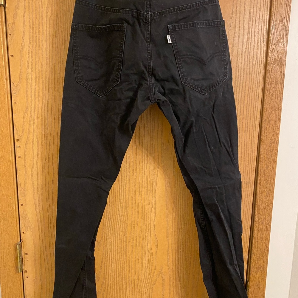 Signature by Levi Strauss Men's Slim Straight Jeans - Black Size 29x32 - Picture 4 of 6